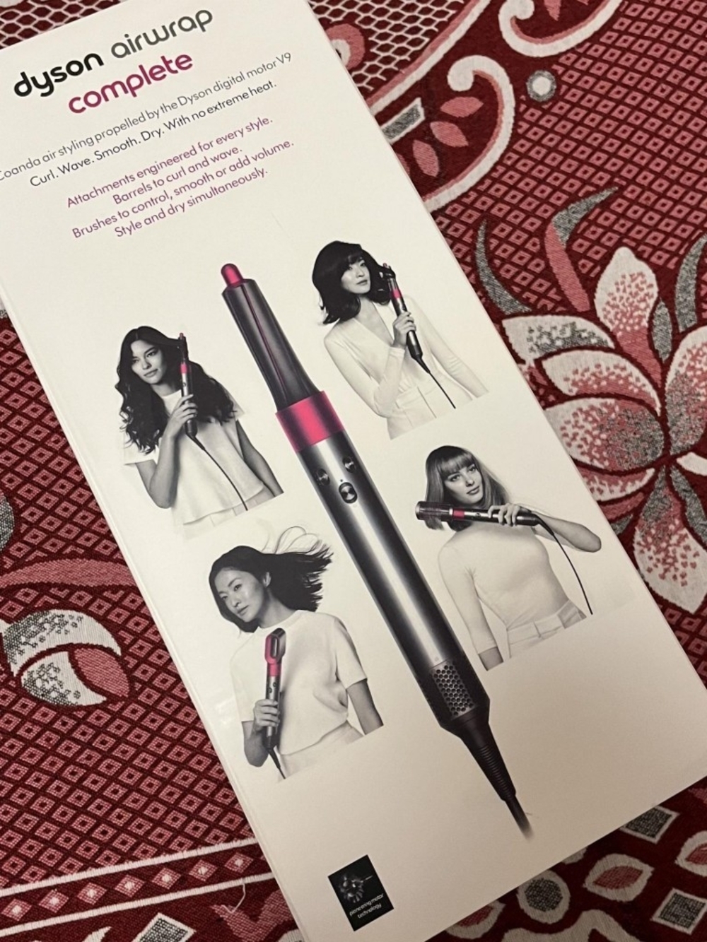 Dyson Airwrap™ styler Complete Nickel/Fuchsia Brand New